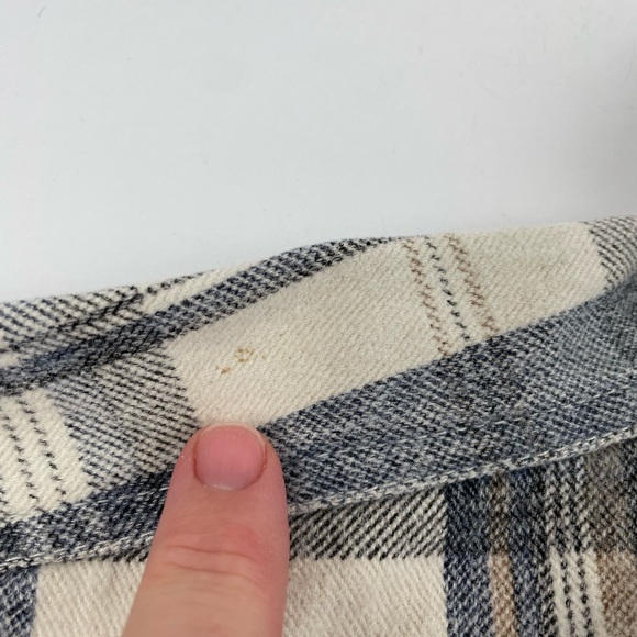 Vintage Gate Heavy Duty Outdoor Ranch Chore Flannel Shirt Mens Large USA Plaid - Picture 6 of 15